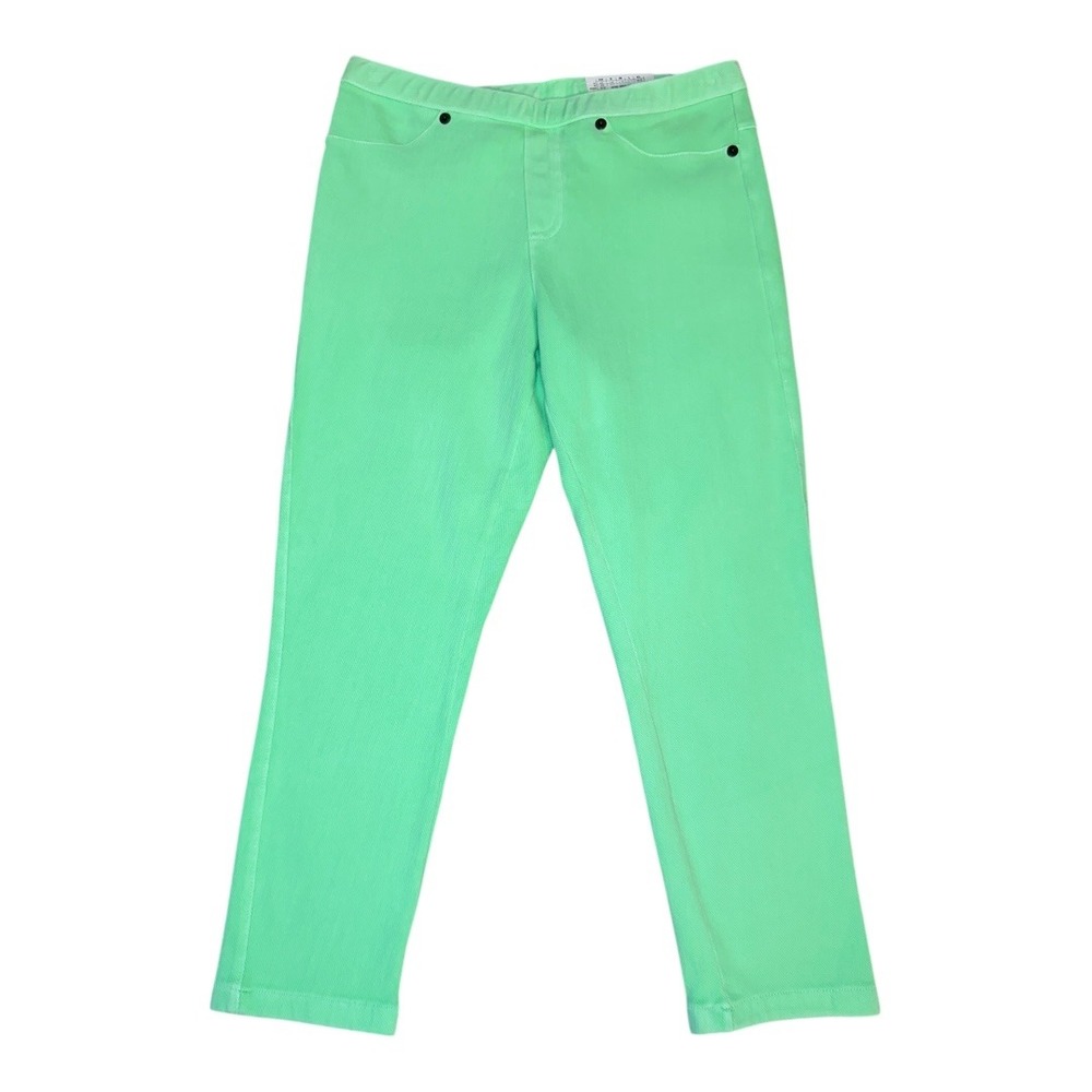 HUE Pull On Capri Leggings Stretch Knit Casual Pants XS NWT